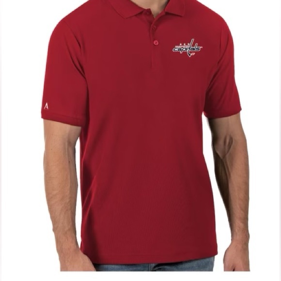 Gently worn. Men’s XXL Antigua polo shirt. Washington Captials. - Picture 4 of 4